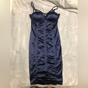 🌸Fashion Nova navy blue dress